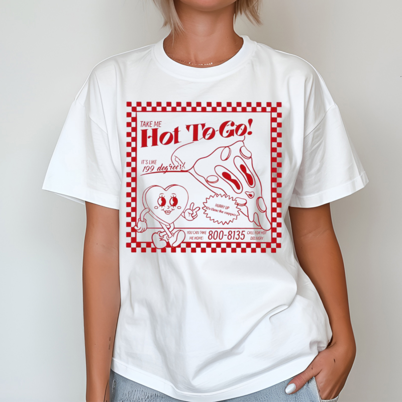 Hot To Go Pizza Unisex Shirt