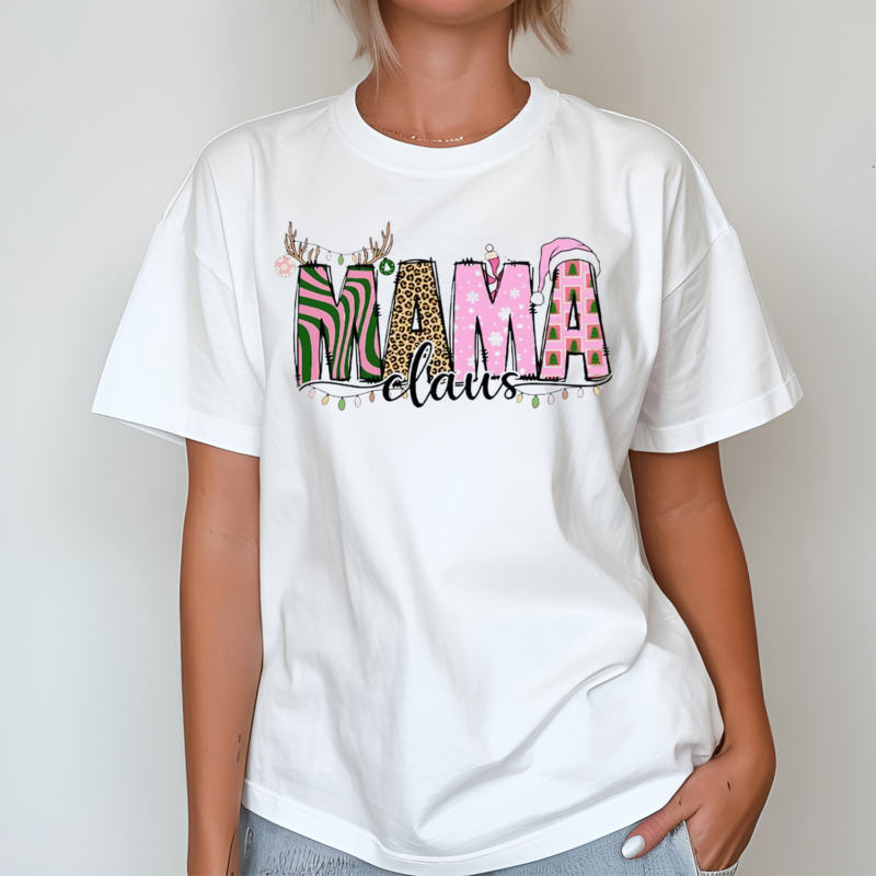 Mama Claus Christmas Gift for Mom Shirt