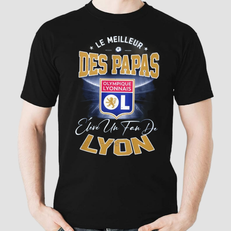 Le Meilleur Des Papas Olympique Lyonnais Fan Shirt