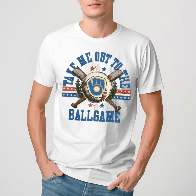 Women’s Milwaukee Brewers Take Me Out To The Ballgame Shirt