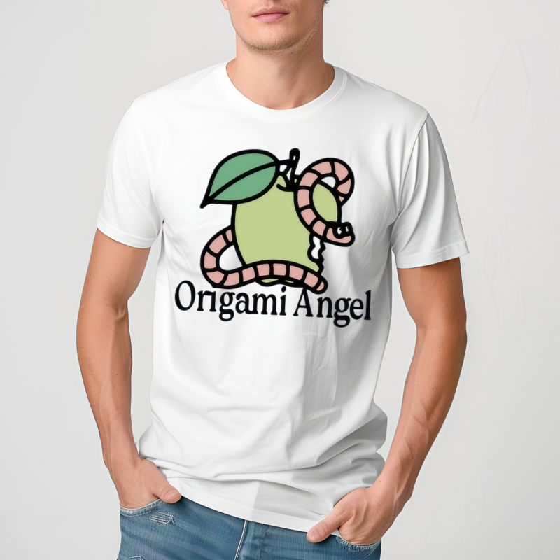 Origami Angel Apple Worm Shirt