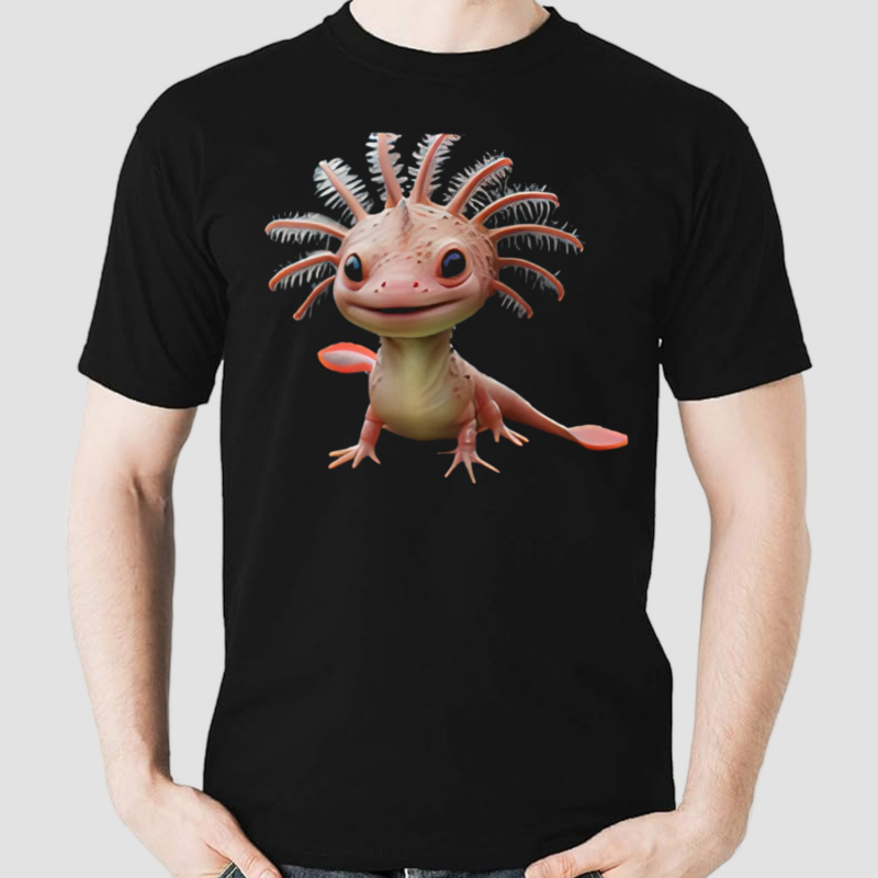 Axolotl Dinosaur Funny Meme Shirt