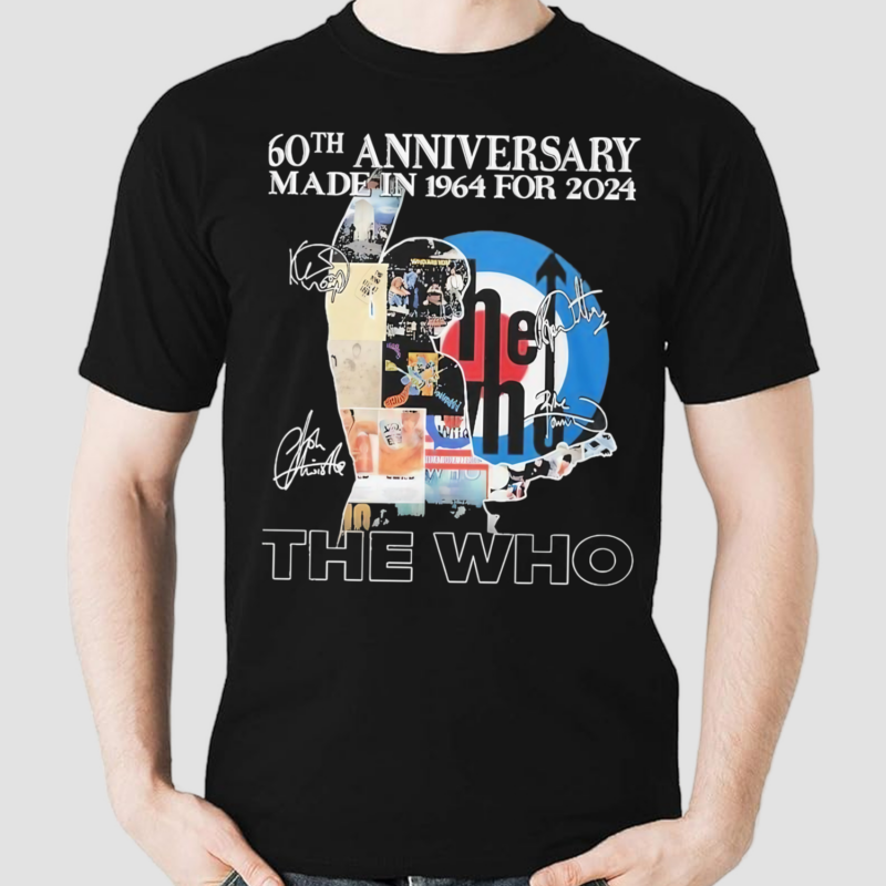 The Who 60th Anniversary Made In 1964 For 2024 Shirt