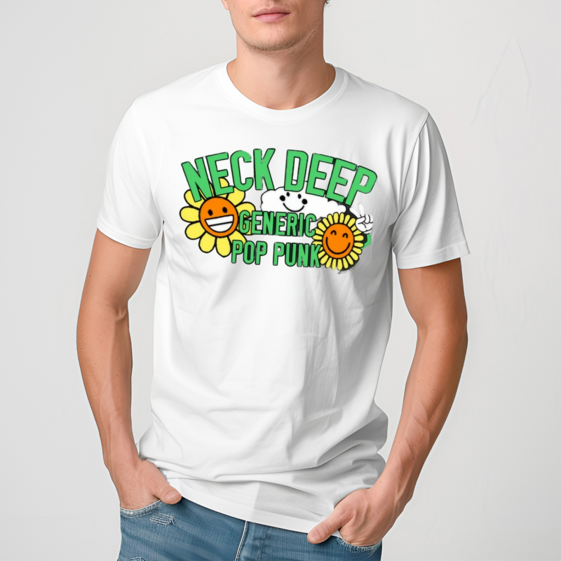 Neck Deep Generic Pop Punk The Flower Shirt