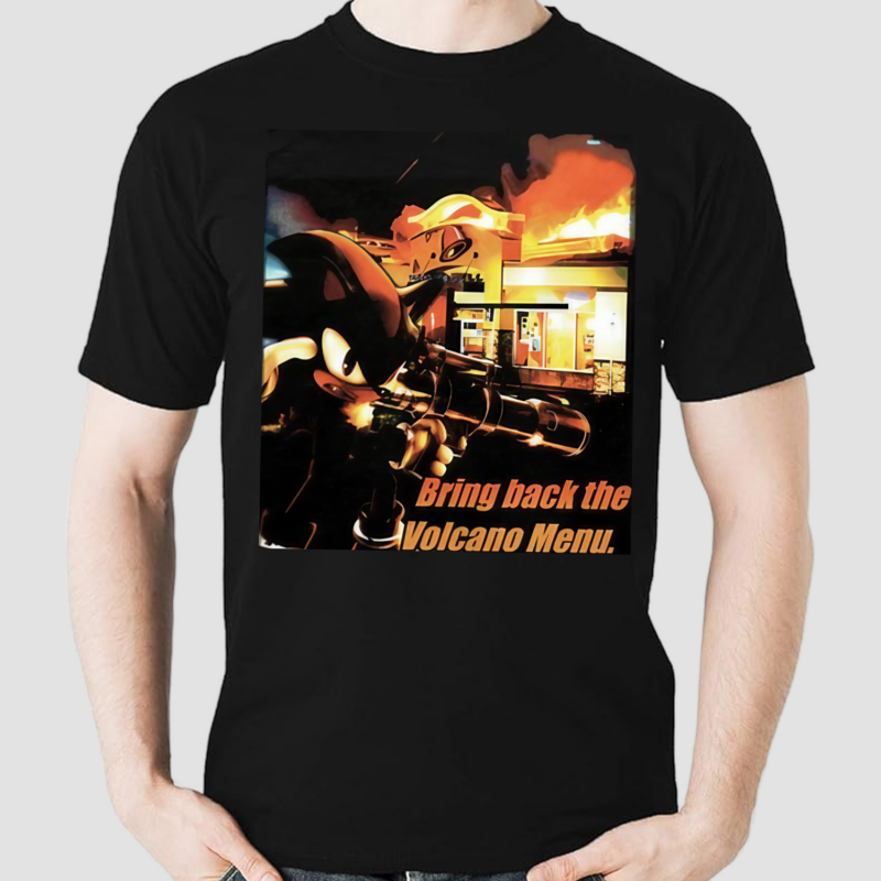 Bring Back The Volcano Menu Shirt