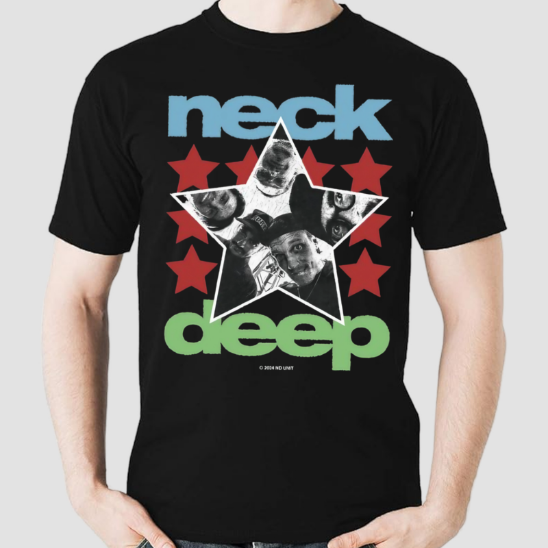 Neck Deep Star Portrait Shirt