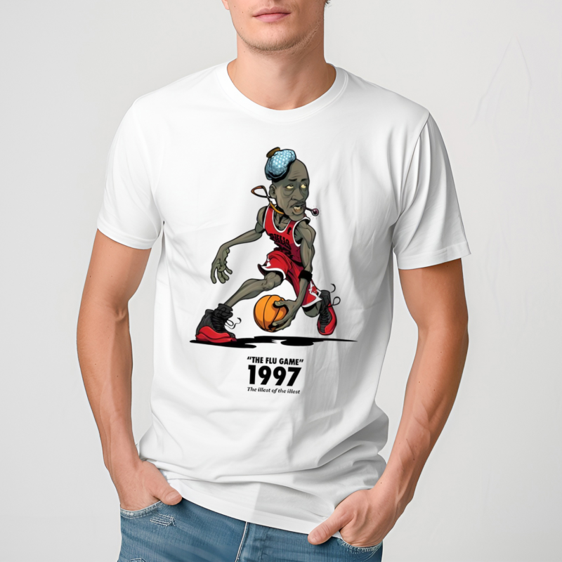 Michael Jordan The Flu Game 1997 The Illest Of The Illest Shirt Ballislife