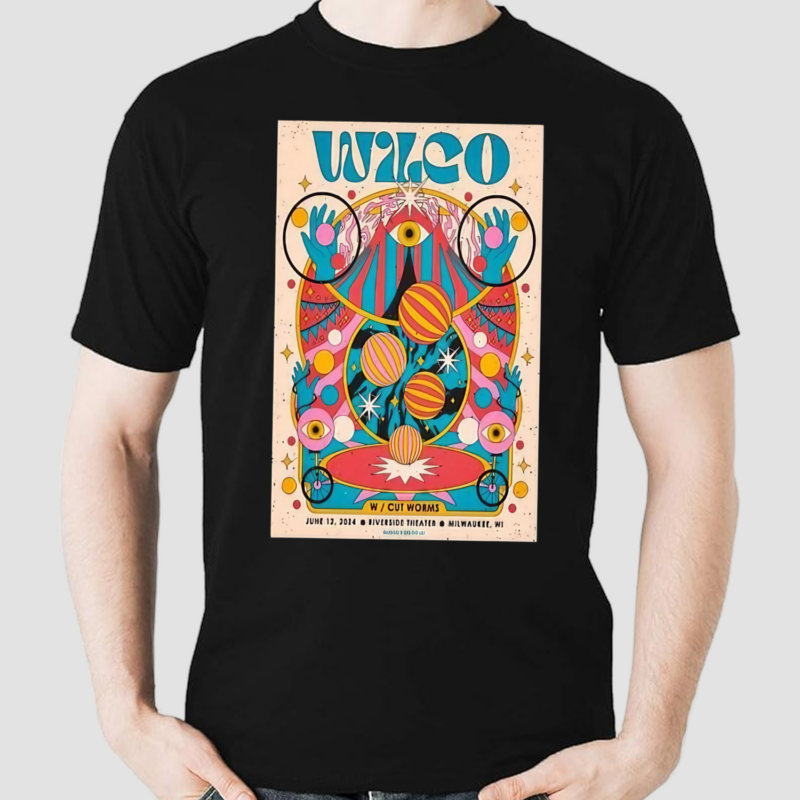 Wilco Milwaukee WI 6-12-2024 Poster Shirt