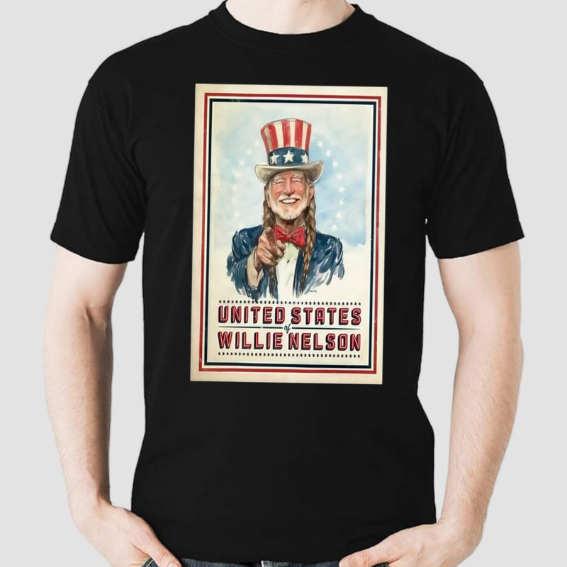 Willie Nelson Canvas Wrap Poster Shirt