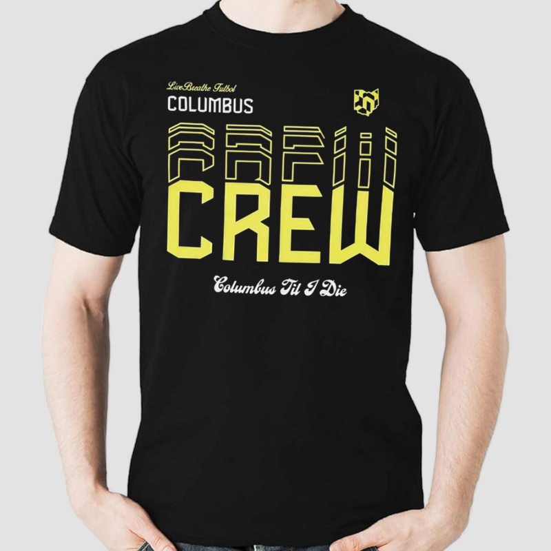 Columbus Crew Live Breathe Futbol Shirt