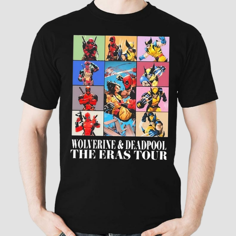 Wolverine and Deadpool The Eras Tour 2024 Painting Shirt