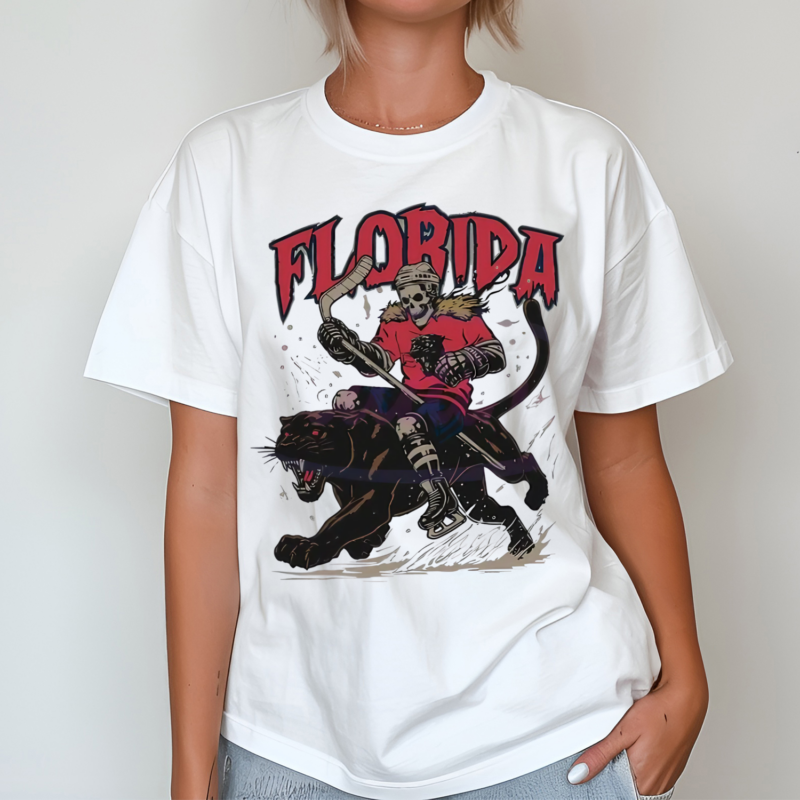 Skeleton Florida Hockey Bootleg 2024 Shirt