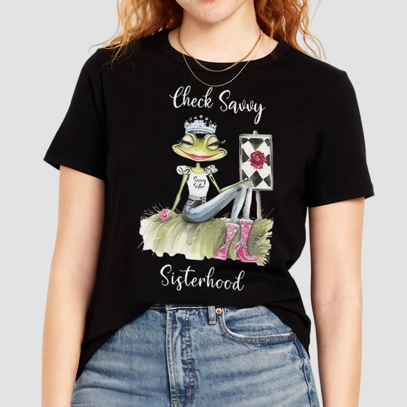 Check Savvy Sisterhood Shirt