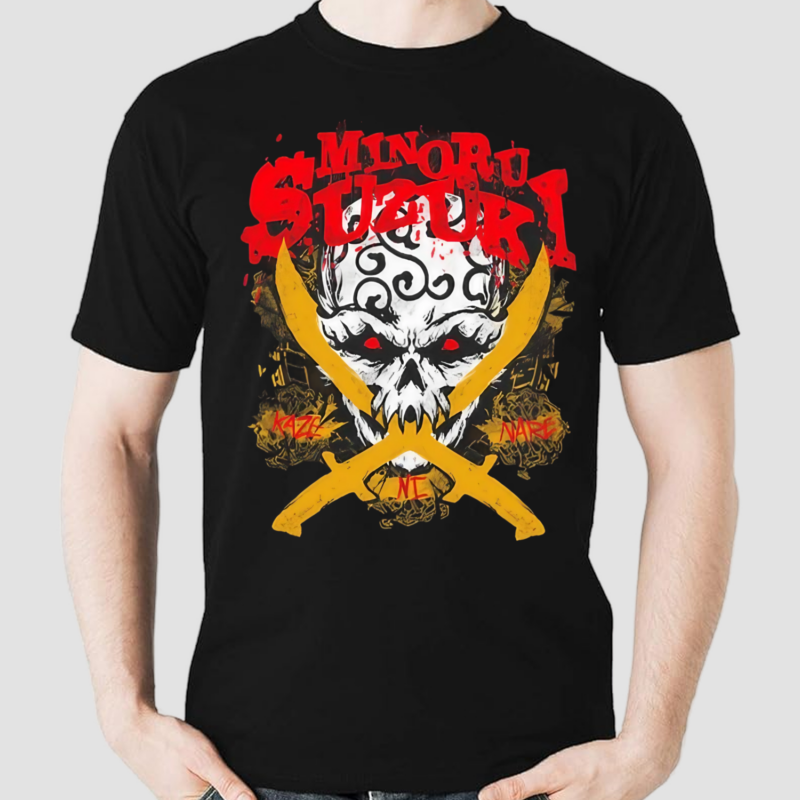 Minoru Suzuki Contra Skull Shirt