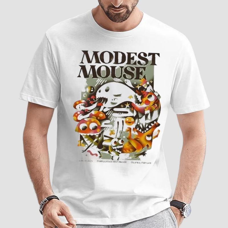 Modest Mouse Merriweather Post Pavilion June 14 2024 Event Shirt