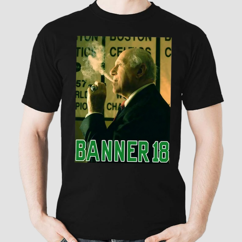 Red Auerbach Banner 18 Limited Shirt