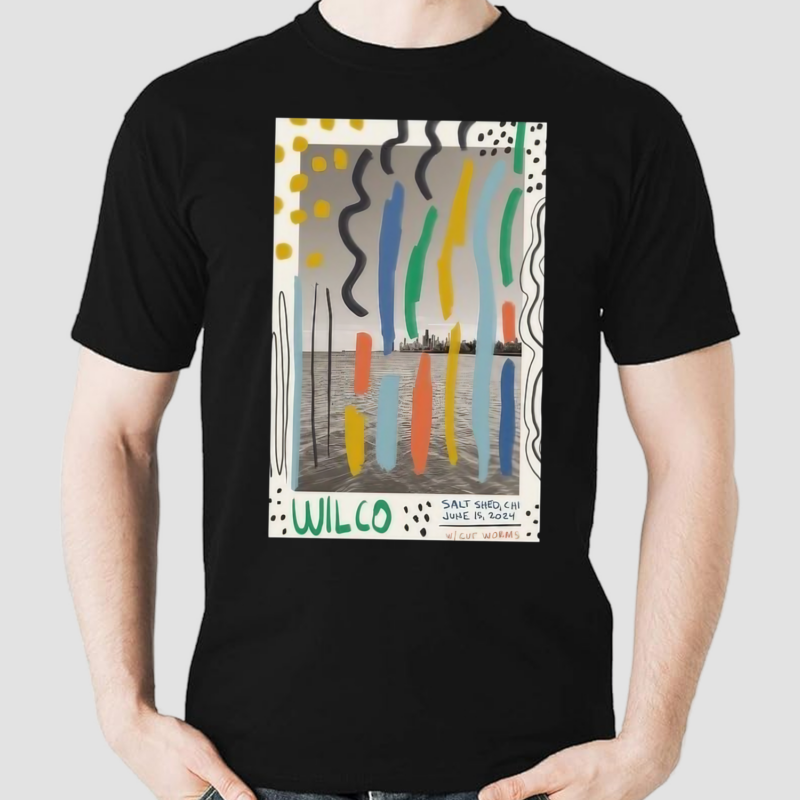 Wilco The Salt Shed Chicago IL June 15 2024 Poster Shirt