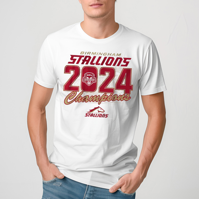 Birmingham Stallions 2024 UFL Champs Shirt