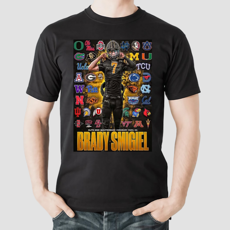 Brady Smigiel Elite 2026 Quarterback From Bury Park Ca Shirt