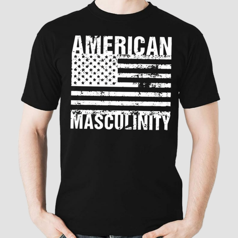 American Masculinity Usa Flag Shirt