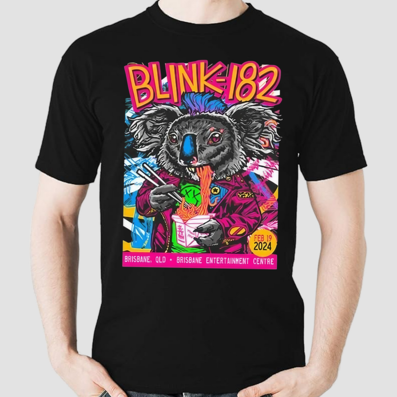 Blink182 Brisbane Entertainment Centre Brisbane Qld February 19 2024 Shirt