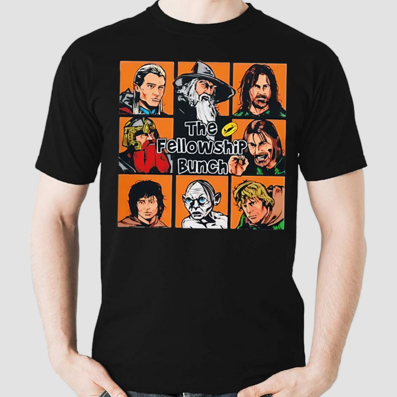 The Fellowship Bunch The Lord Of The Rings Shirt