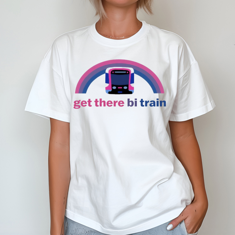 Get There Bi Train Shirt