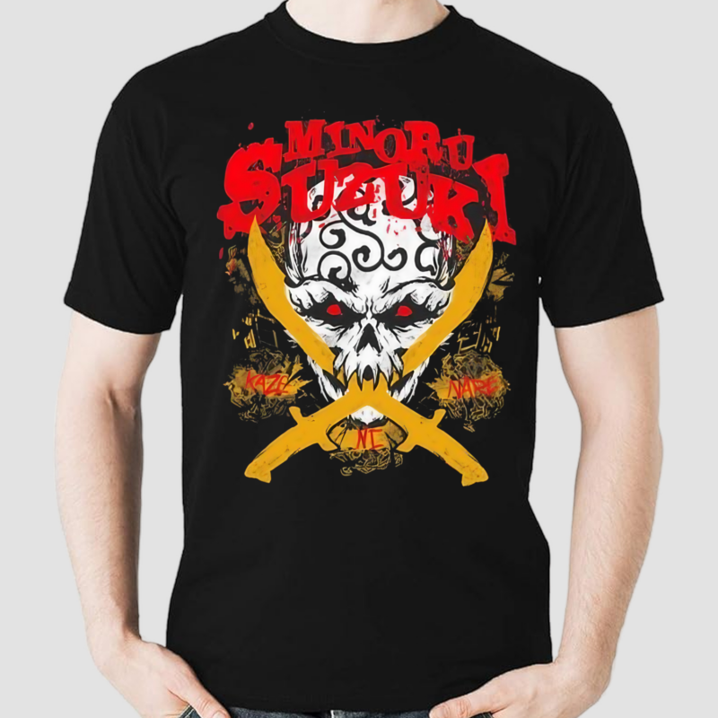 Minoru Suzuki Contra Skull Shirt