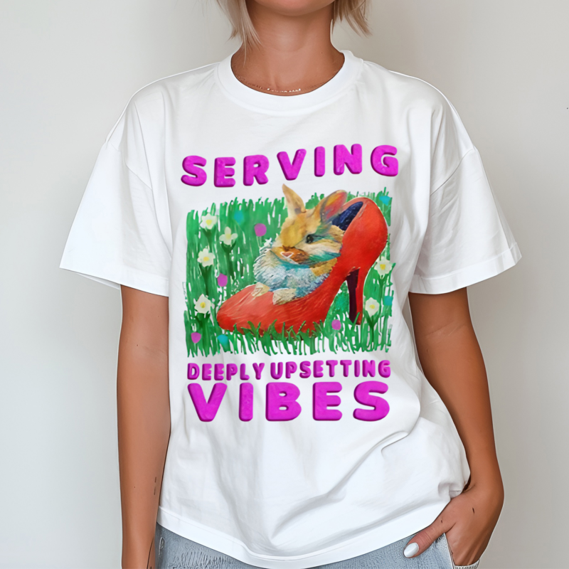 Jmcgg Serving Deeply Upsetting Vibes Shirt