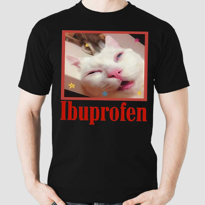 Ibuprofen Cat Shirt