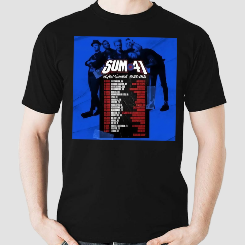 Sum 41 UK EU Summer Festivals 2024 Shirt