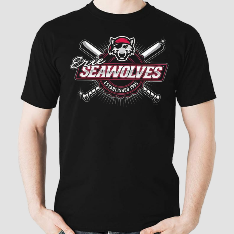 Erie Seawolves Br Earlville Established 1995 Shirt