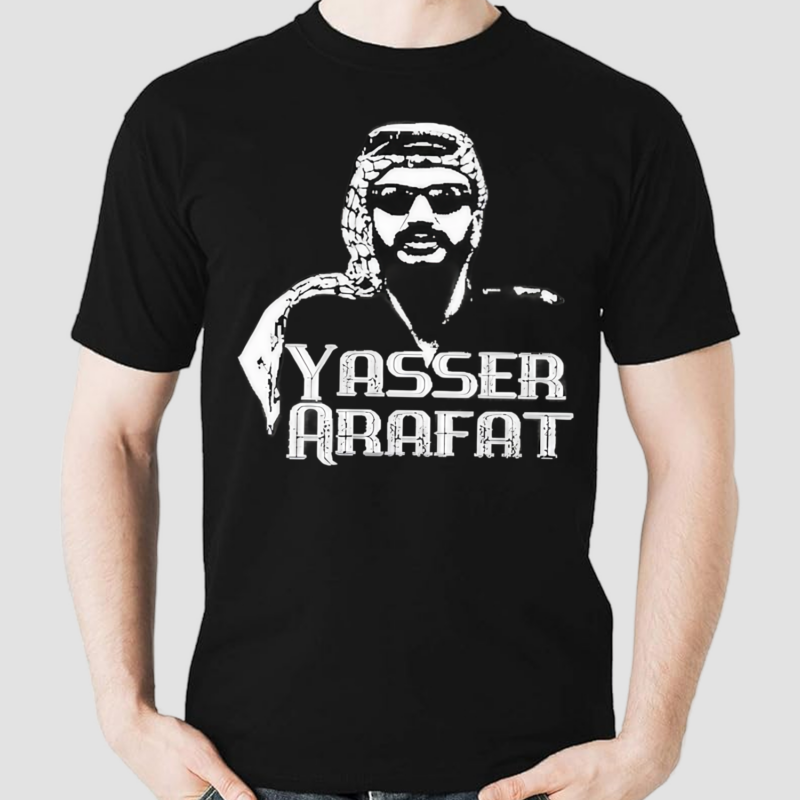 Leftofcentrism Yasser Arafat Palestinian Leader Shirt