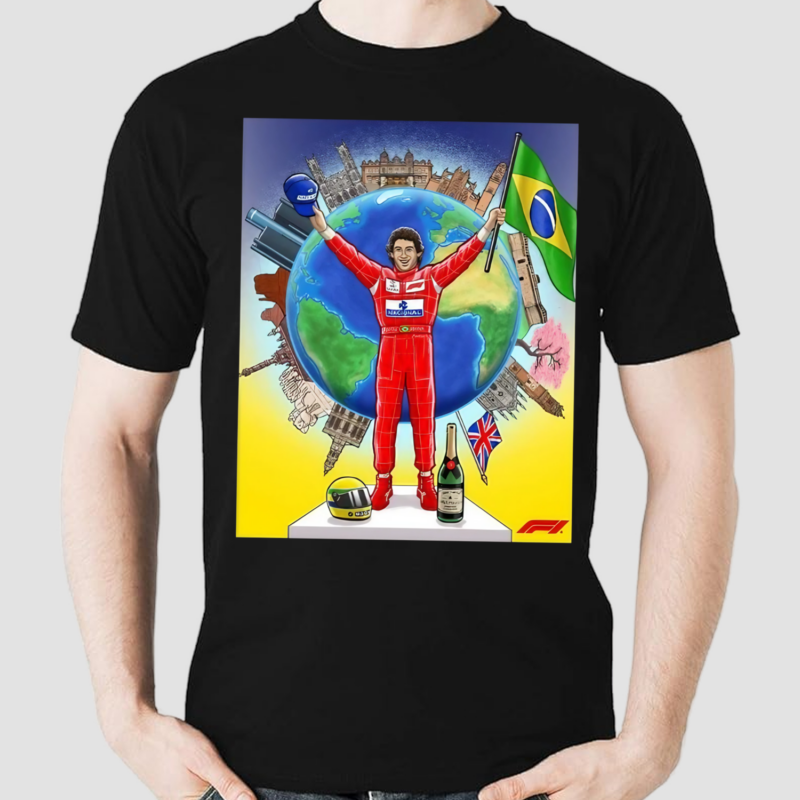 Across The World Ayrton Sennas Legacy Lives On F1 Senna 30 Shirt