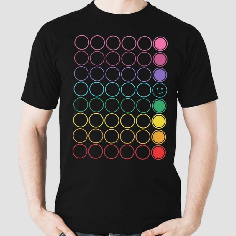 Kinda Funny Pride Buttons Shirt