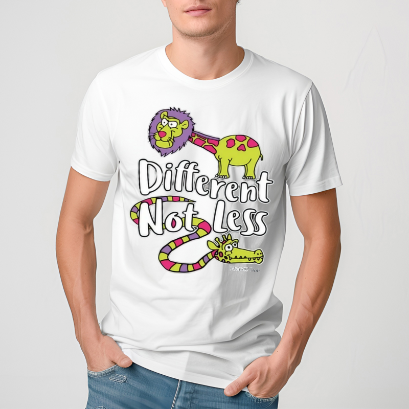 Different Not Less Drawings By Trent Shirt