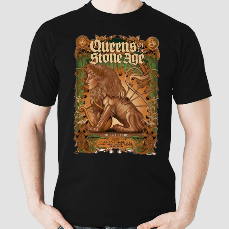 Queens Of The Stone Age Madrid ES June 20 2024 Real Jardin Botanico Alfonso XIII Shirt