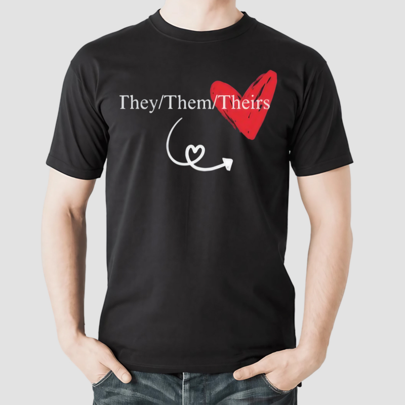 Austin Maguire They Them Theirs Couples Shirt