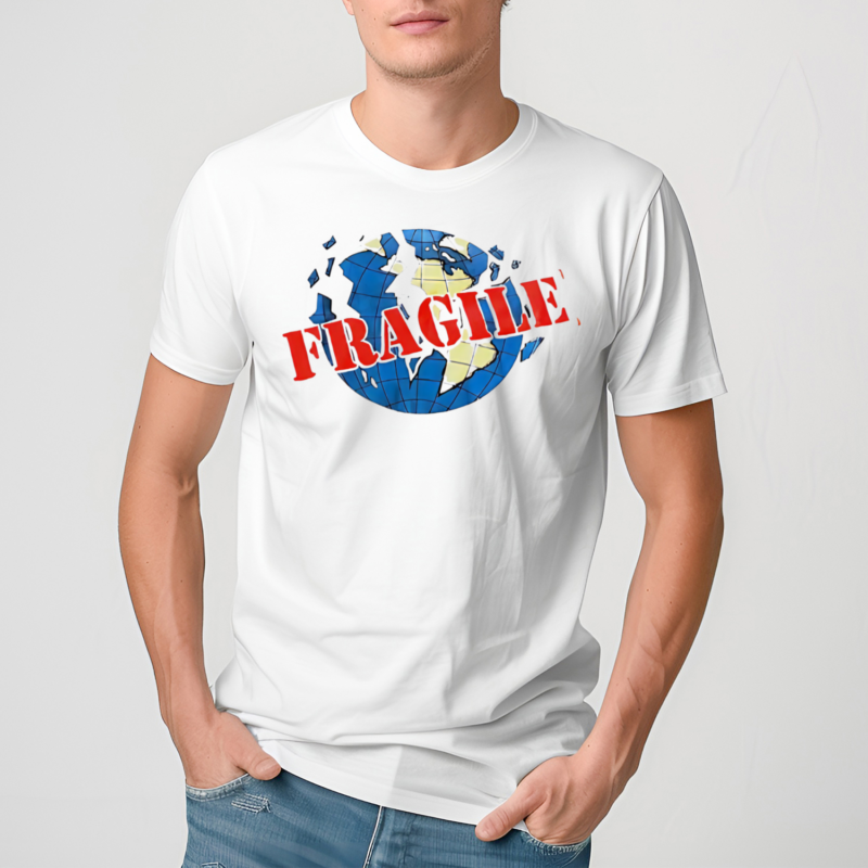 World Globe Fragile Shirt