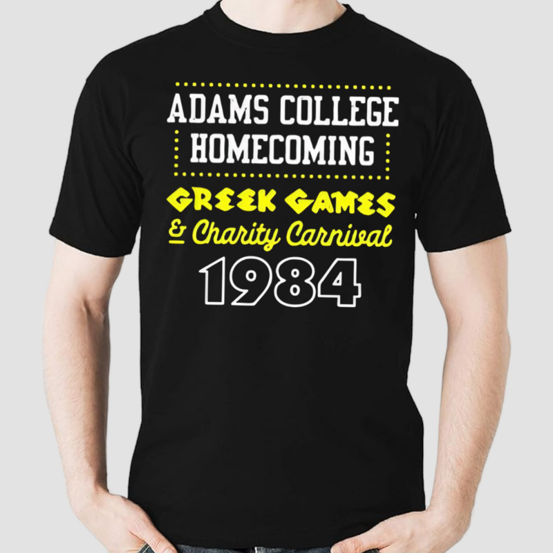 Adams College Homecoming 1984 Charity Carnival Shirt