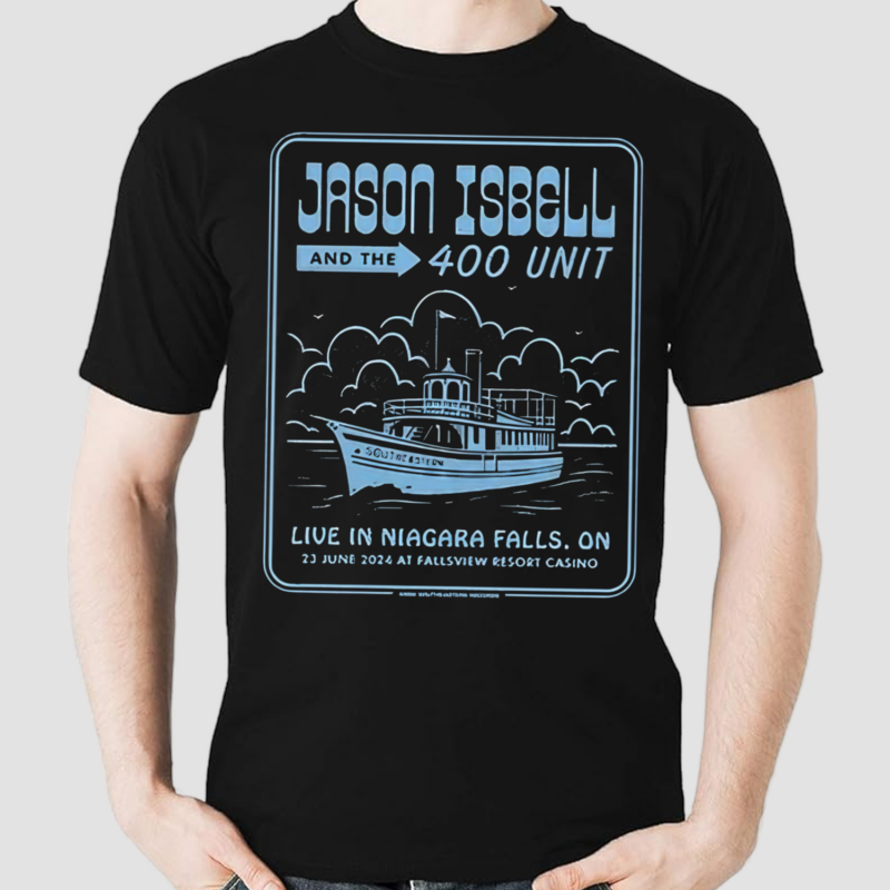 Jason Isbell And The 400 Unit Live In Niagara Falls On 23 June 2024 At Fallsview Casino Resort Shirt