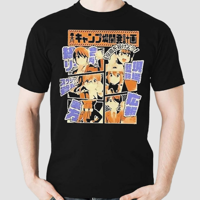 Fujikawa Camp Jo Kikaku Movie Yurucamp Shirt