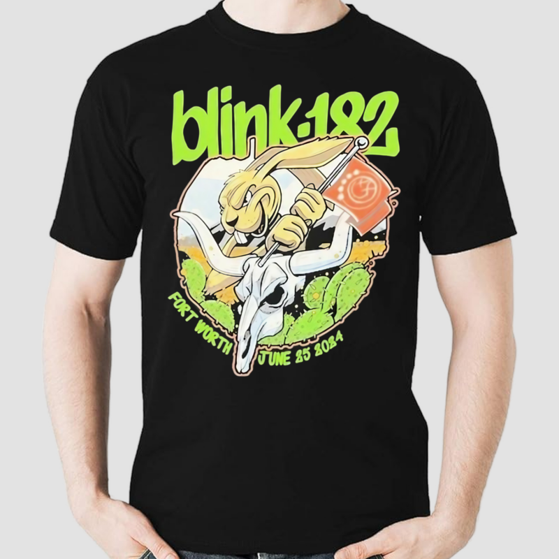 Blink 182 6 25 2024 Fort Worth TX Shirt