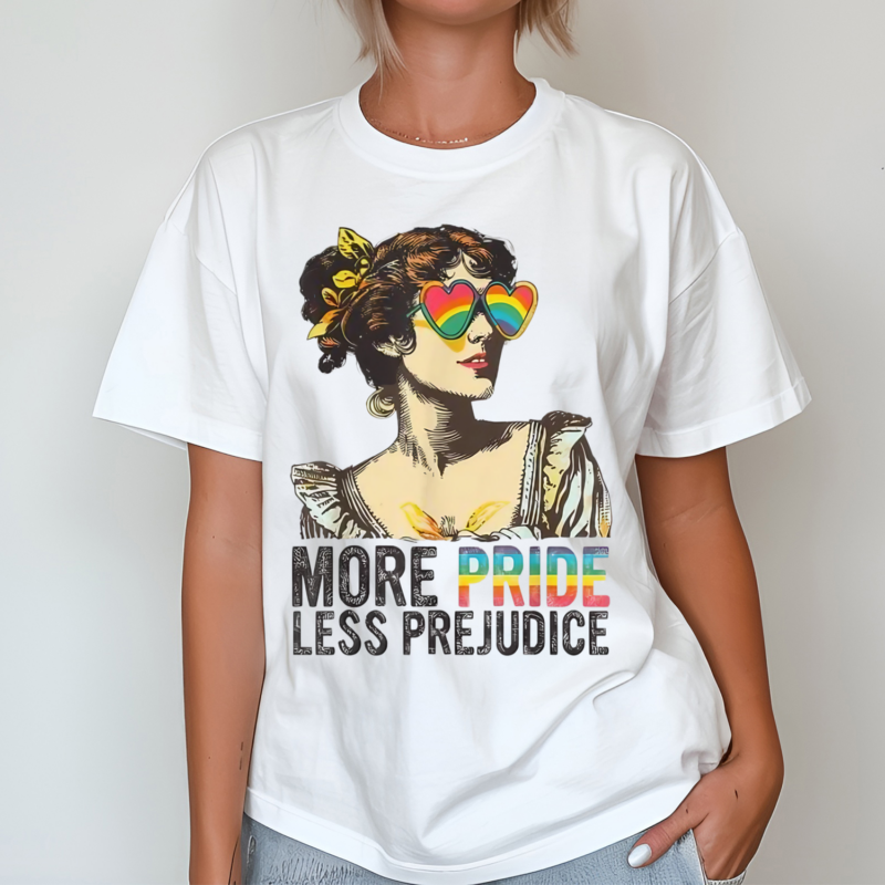 More Pride Less Prejudice LGBT Shirt