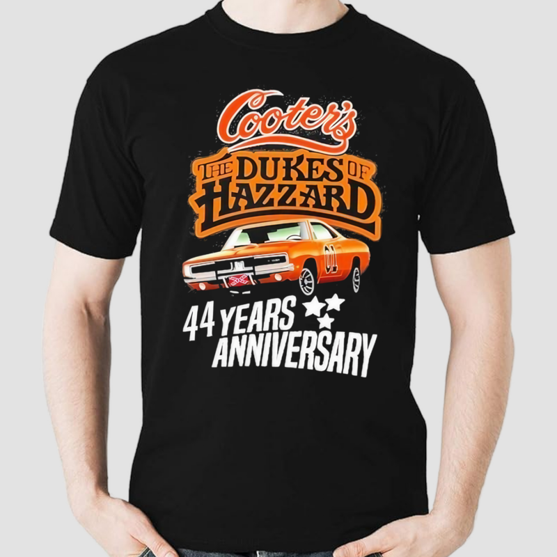 Cooters The Dukes Of Hazzard 44 Years Anniversary Shirt