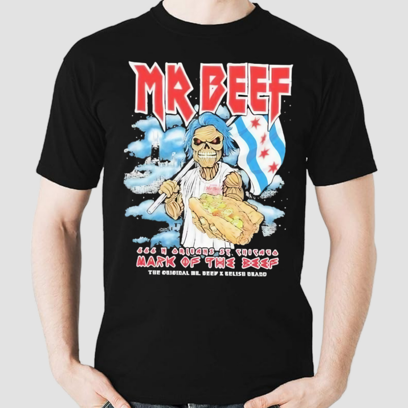 Mr. Beef X Relish Collab 666 Mark Of The Beef Garment Dyed Shirt