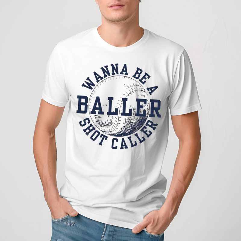 Wanna Be A Baller Shot Caller Vintage Shirt