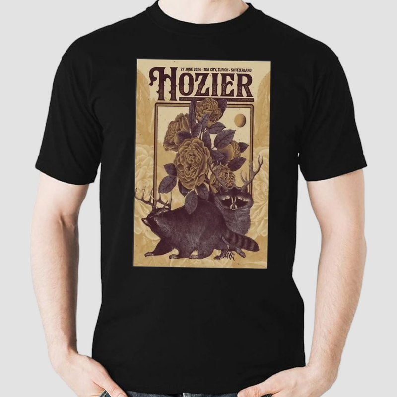 Hozier June 27 2024 Zoa City Zurich Switzerland Shirt