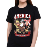 Undefeated Since 1776 America Tee Shirt