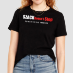 Zack Morris ZACK Doesnt Stop Power To The Traders Shirt